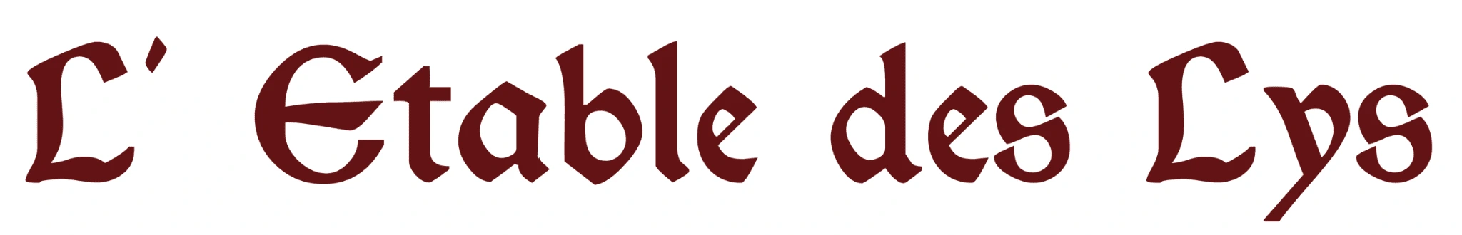 Logo de L'ETABLE DES LYS Logo du restaurant L'Étable de LYS