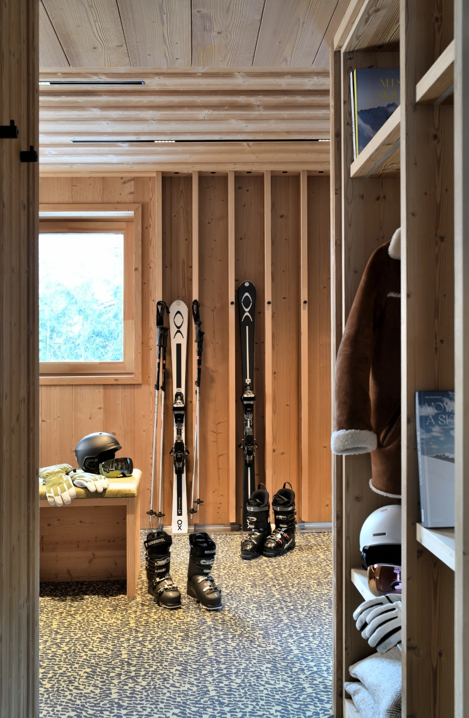 Ski room des Chalets Altaï